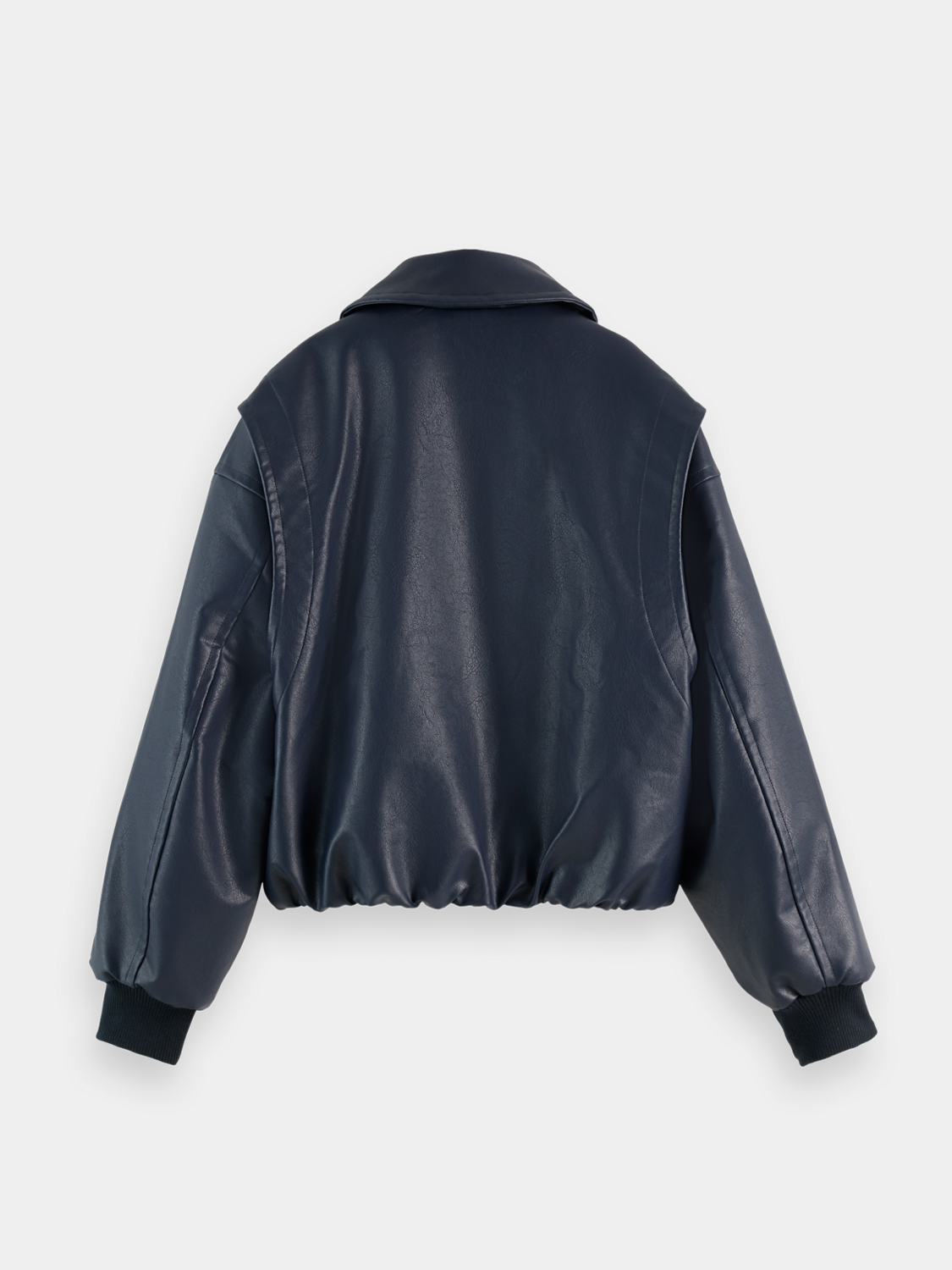 Faux leather bomber jacket - Scotch & Soda AU