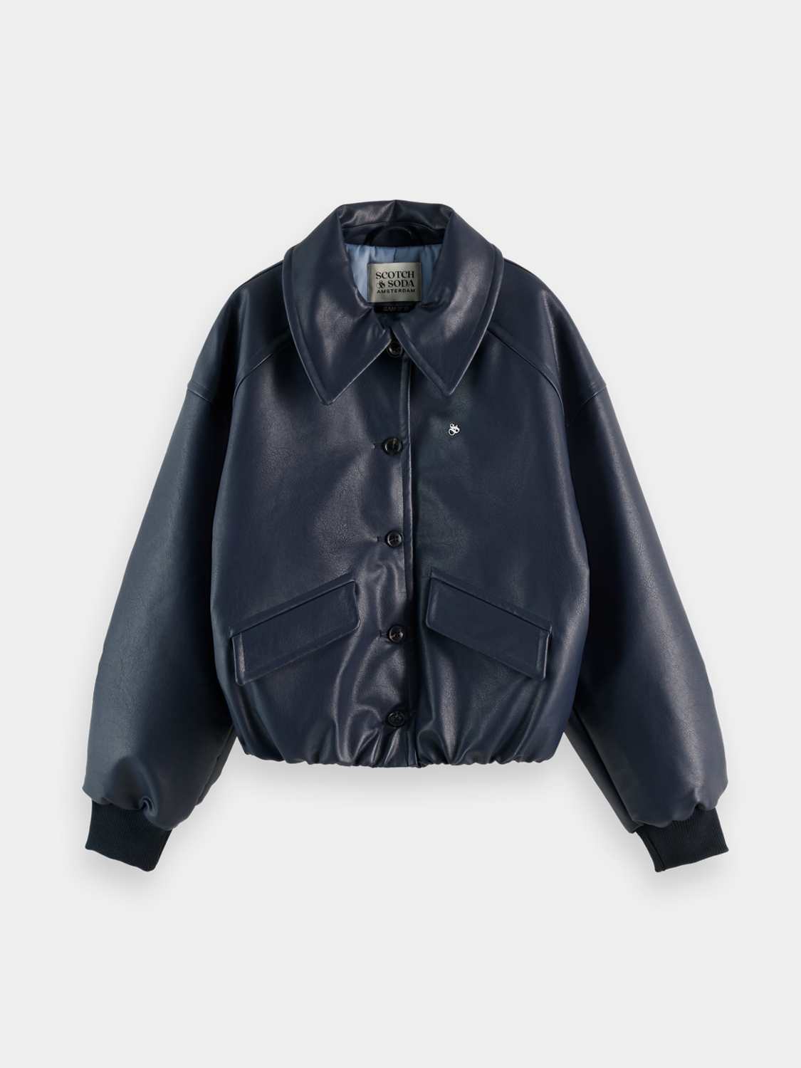Faux leather bomber jacket - Scotch & Soda AU
