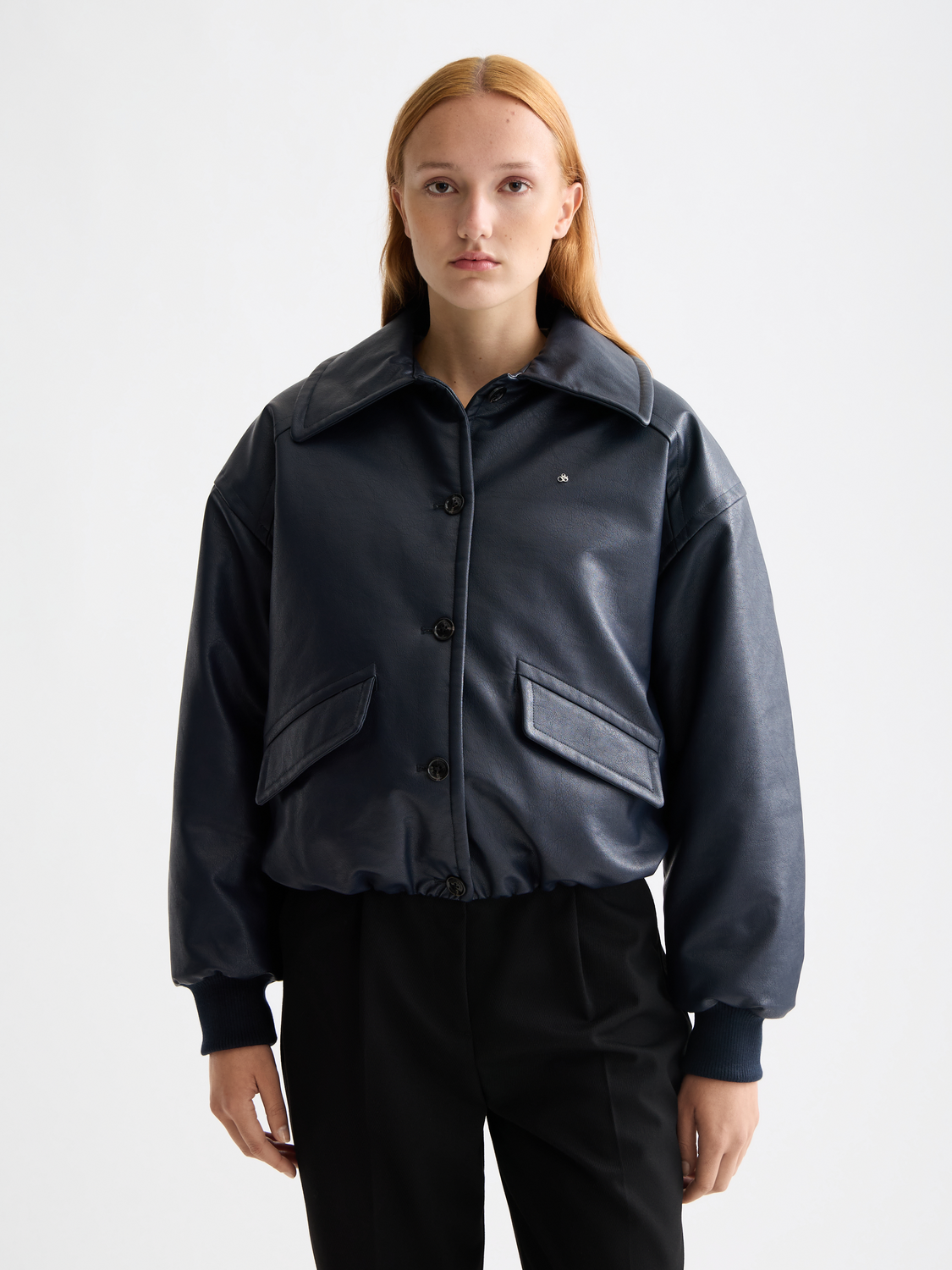 Faux leather bomber jacket - Scotch & Soda AU