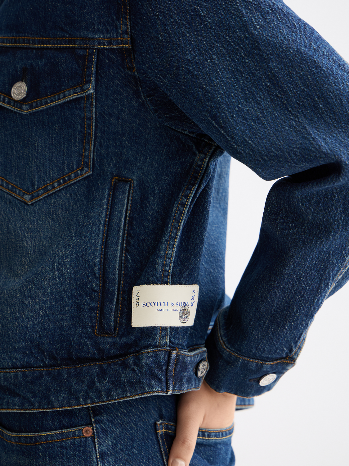 Cropped denim jacket - Scotch & Soda AU