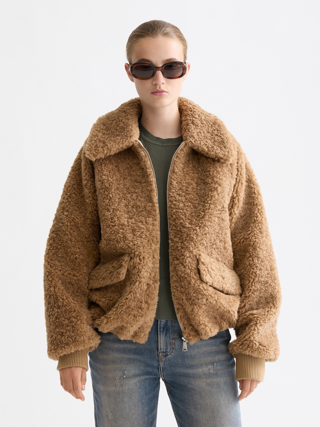 Teddy bomber jacket - Scotch & Soda AU