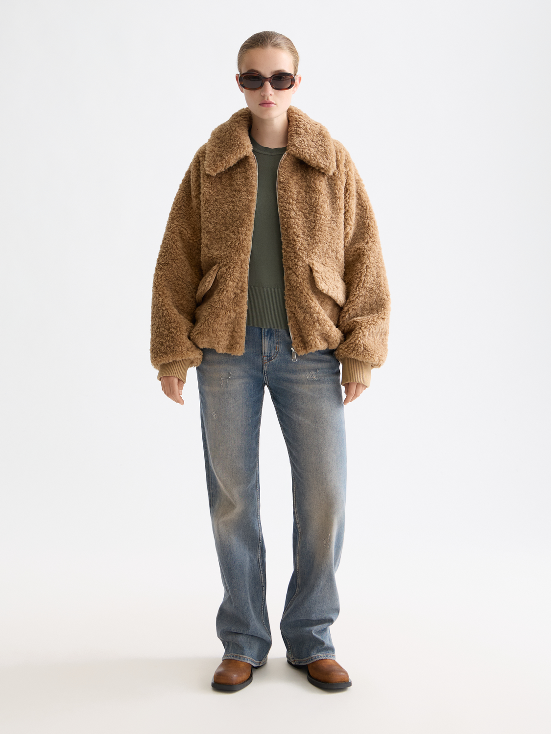 Teddy bomber jacket - Scotch & Soda AU