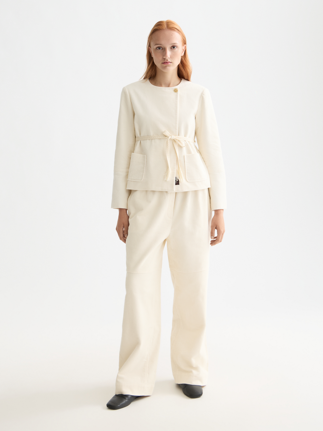 Belted collarless jacket - Scotch & Soda AU