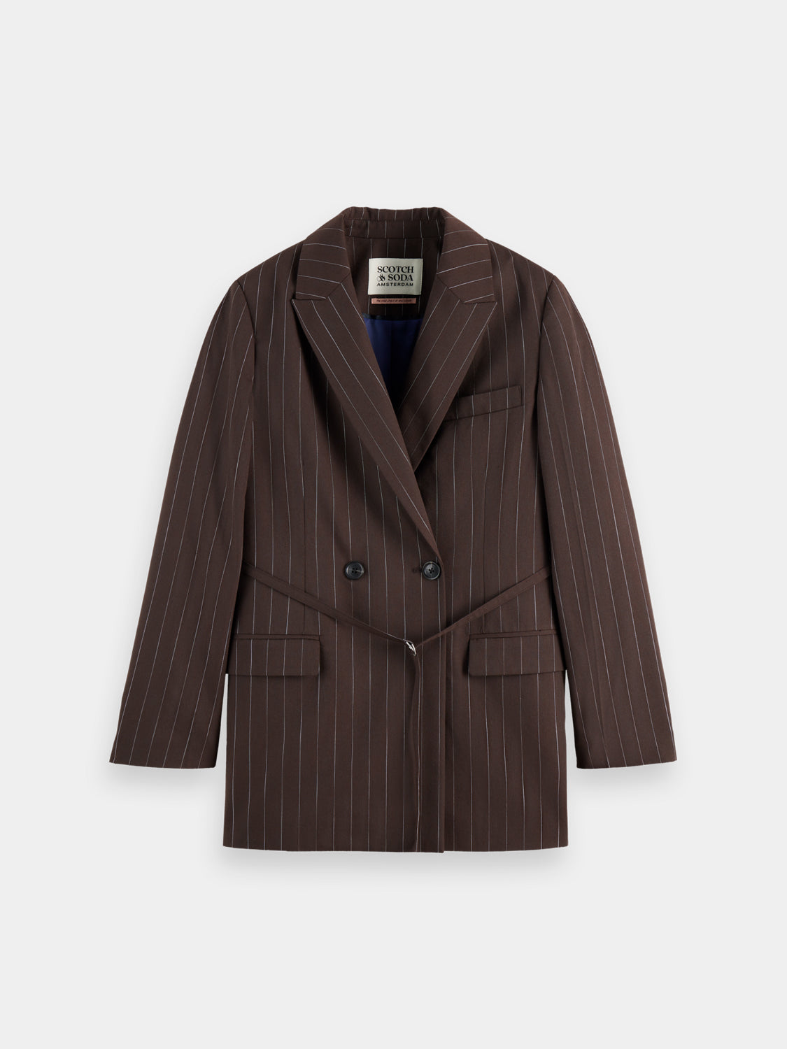 Lurex pinstripe blazer - Scotch & Soda AU