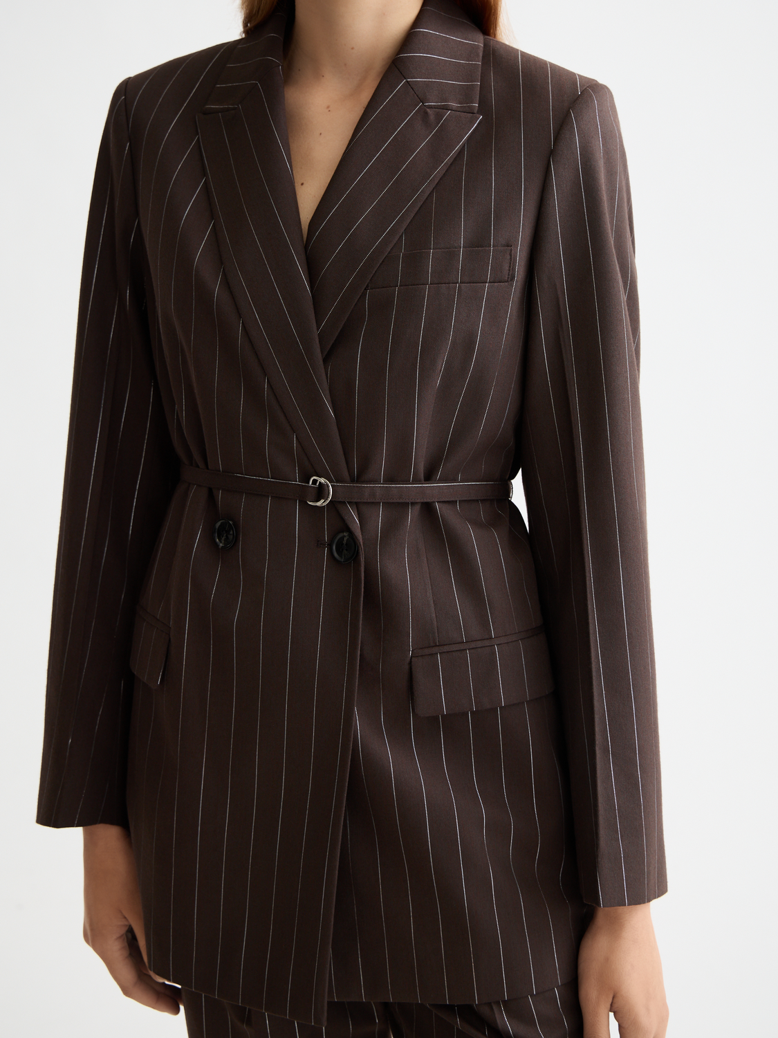 Lurex pinstripe blazer - Scotch & Soda AU