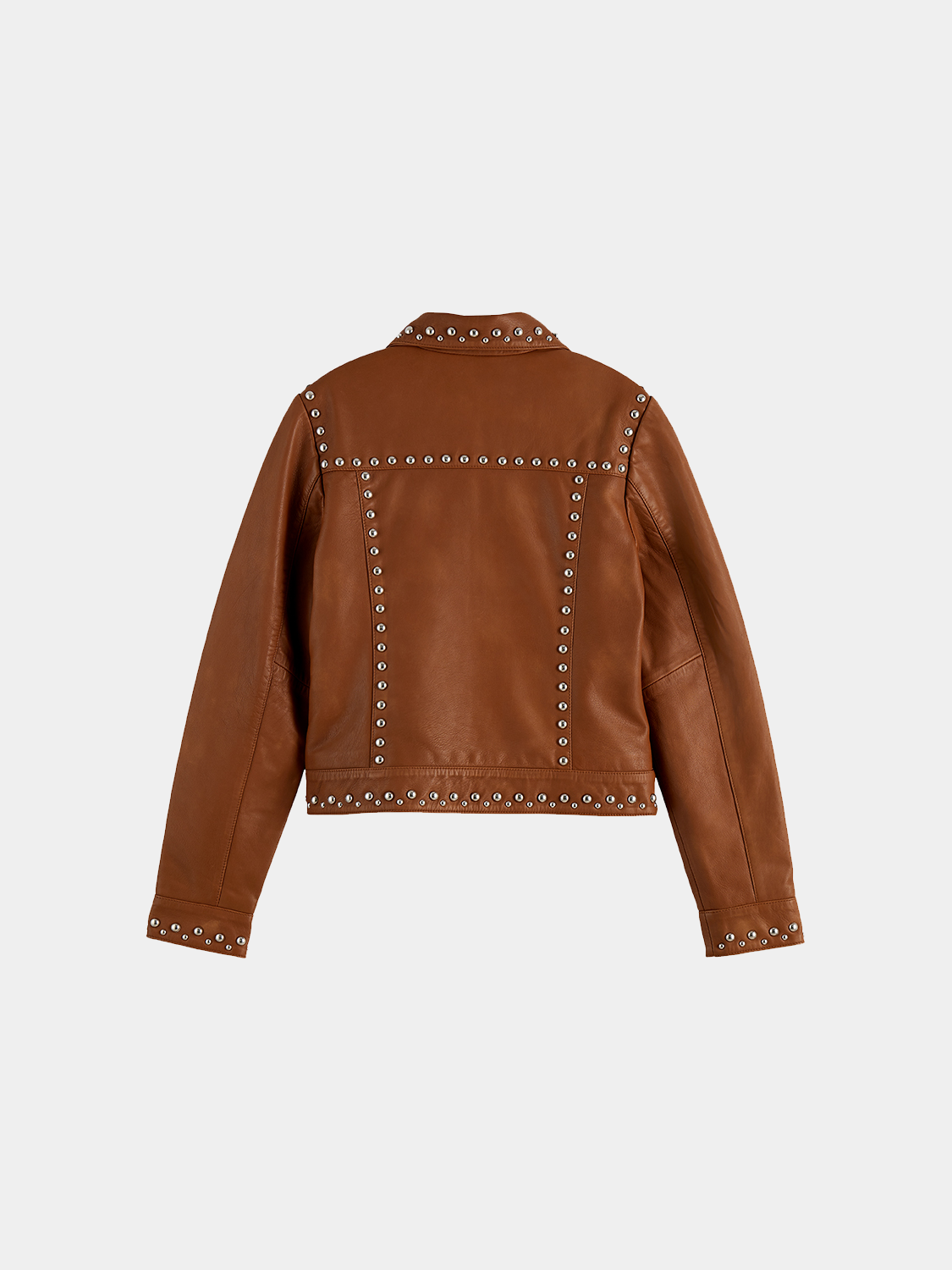 Leather trucker jacket - Scotch & Soda AU