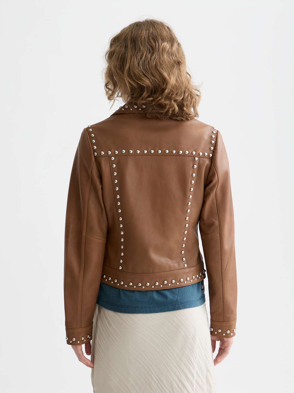 Leather trucker jacket - Scotch & Soda AU