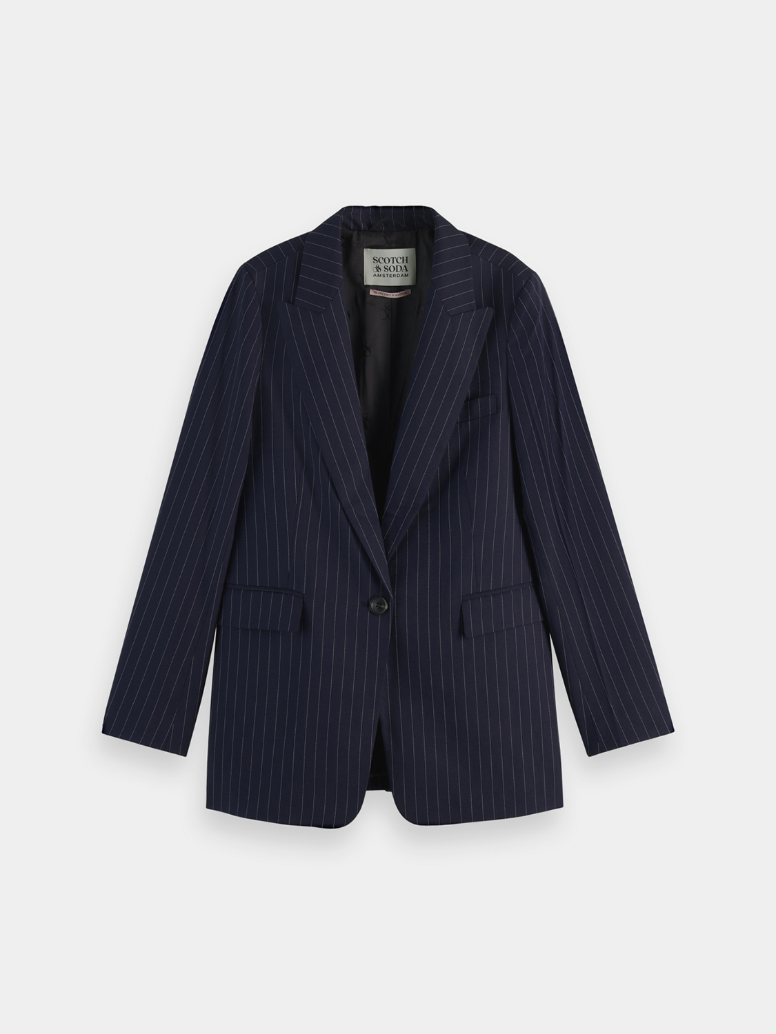 Single-breasted fitted blazer - Scotch & Soda AU