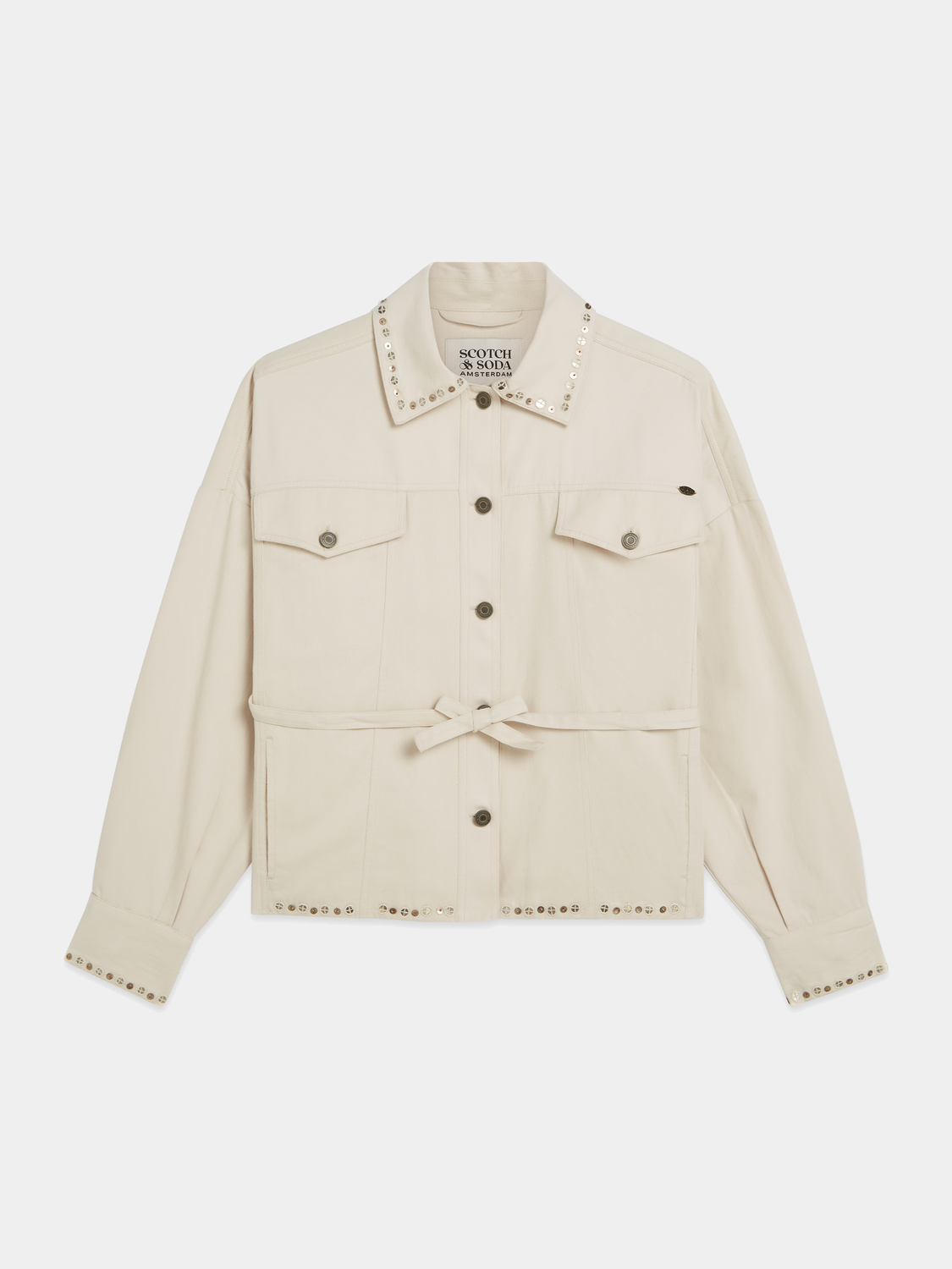 Embellished trucker jacket - Scotch & Soda AU