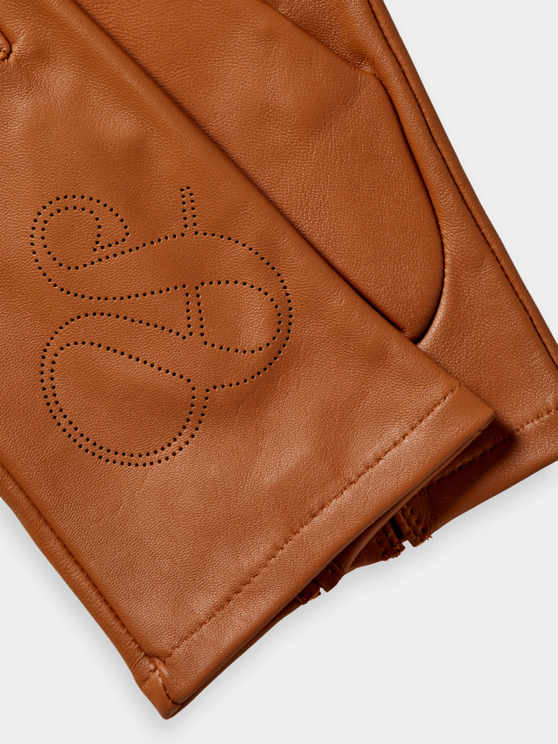 Perforated leather gloves - Scotch & Soda AU