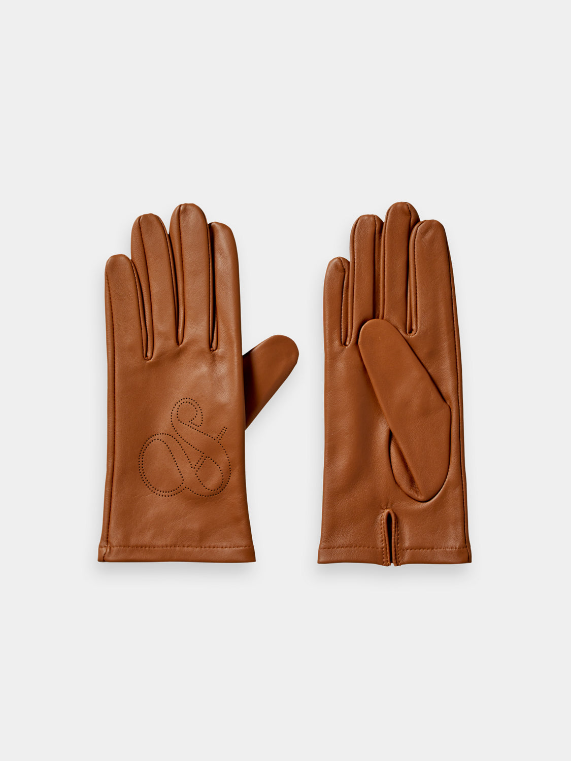 Perforated leather gloves - Scotch & Soda AU