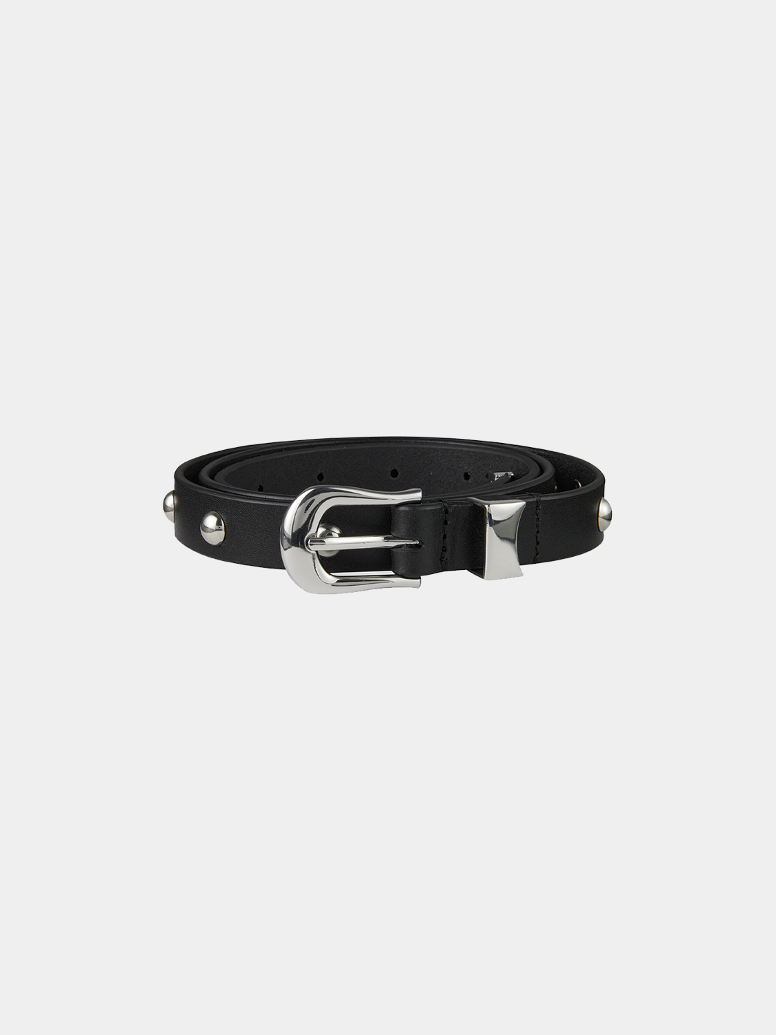Studded leather belt - Scotch & Soda AU