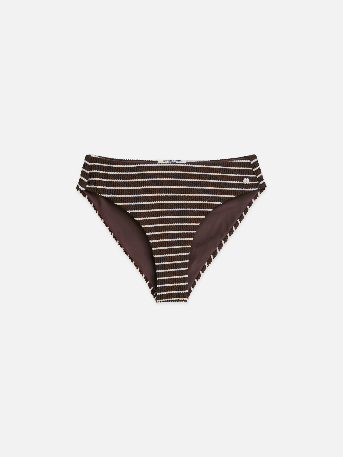Striped bikini bottom