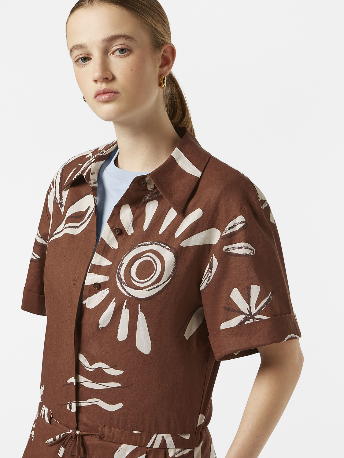 Linen utility playsuit - Scotch & Soda AU