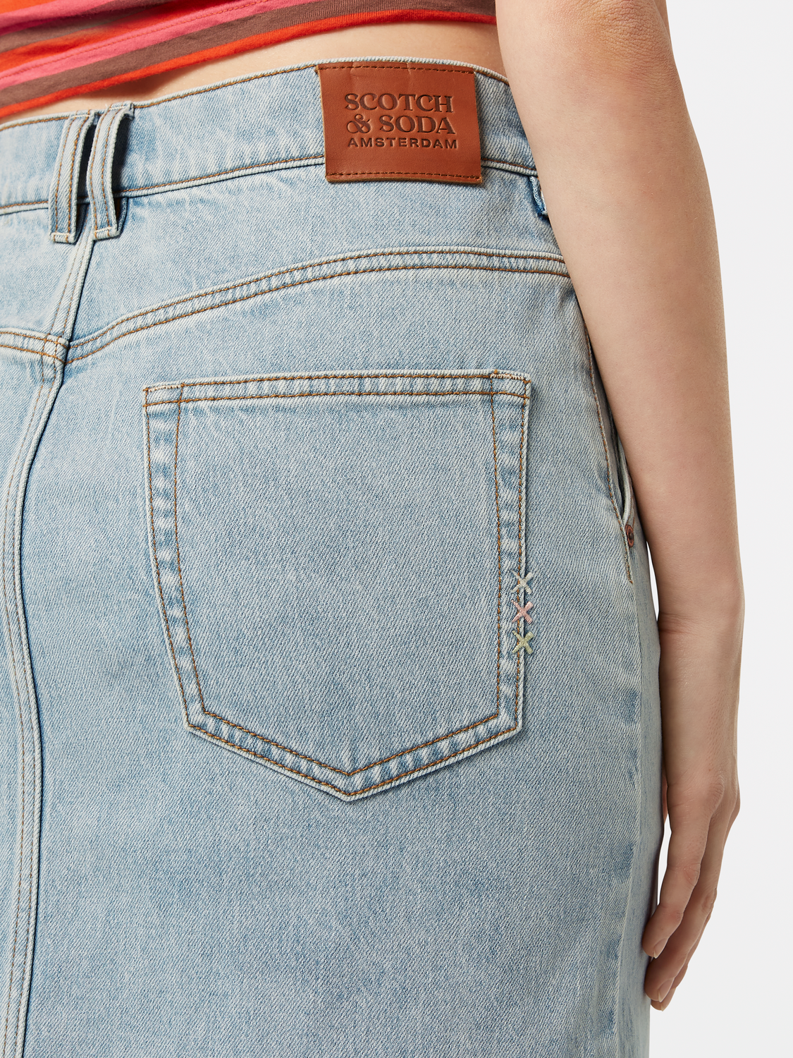 Denim mini skirt - Scotch & Soda AU