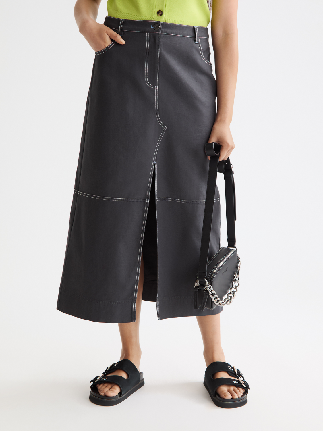 Workwear midi skirt - Scotch & Soda AU
