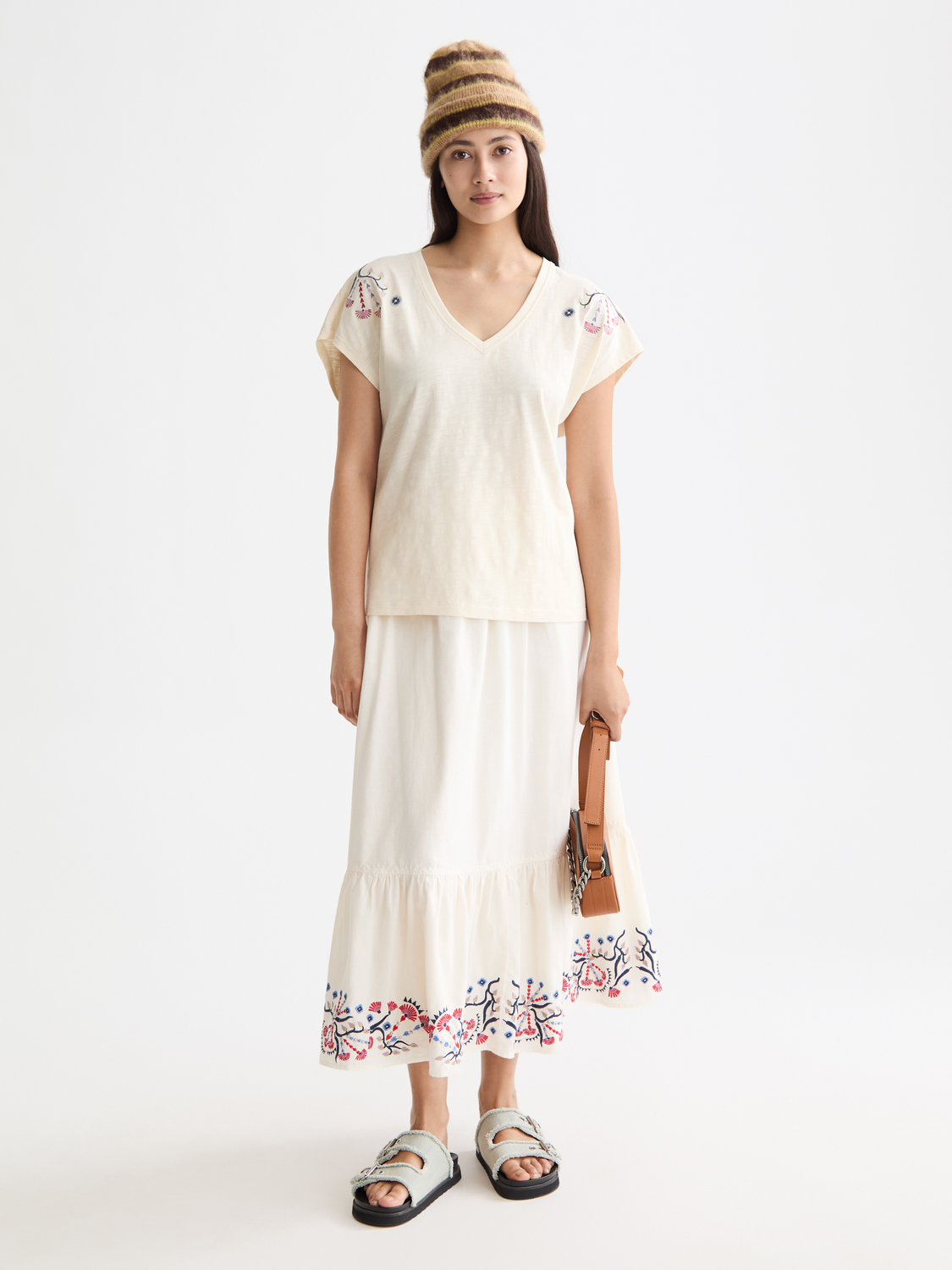 Embroidered maxi skirt - Scotch & Soda AU