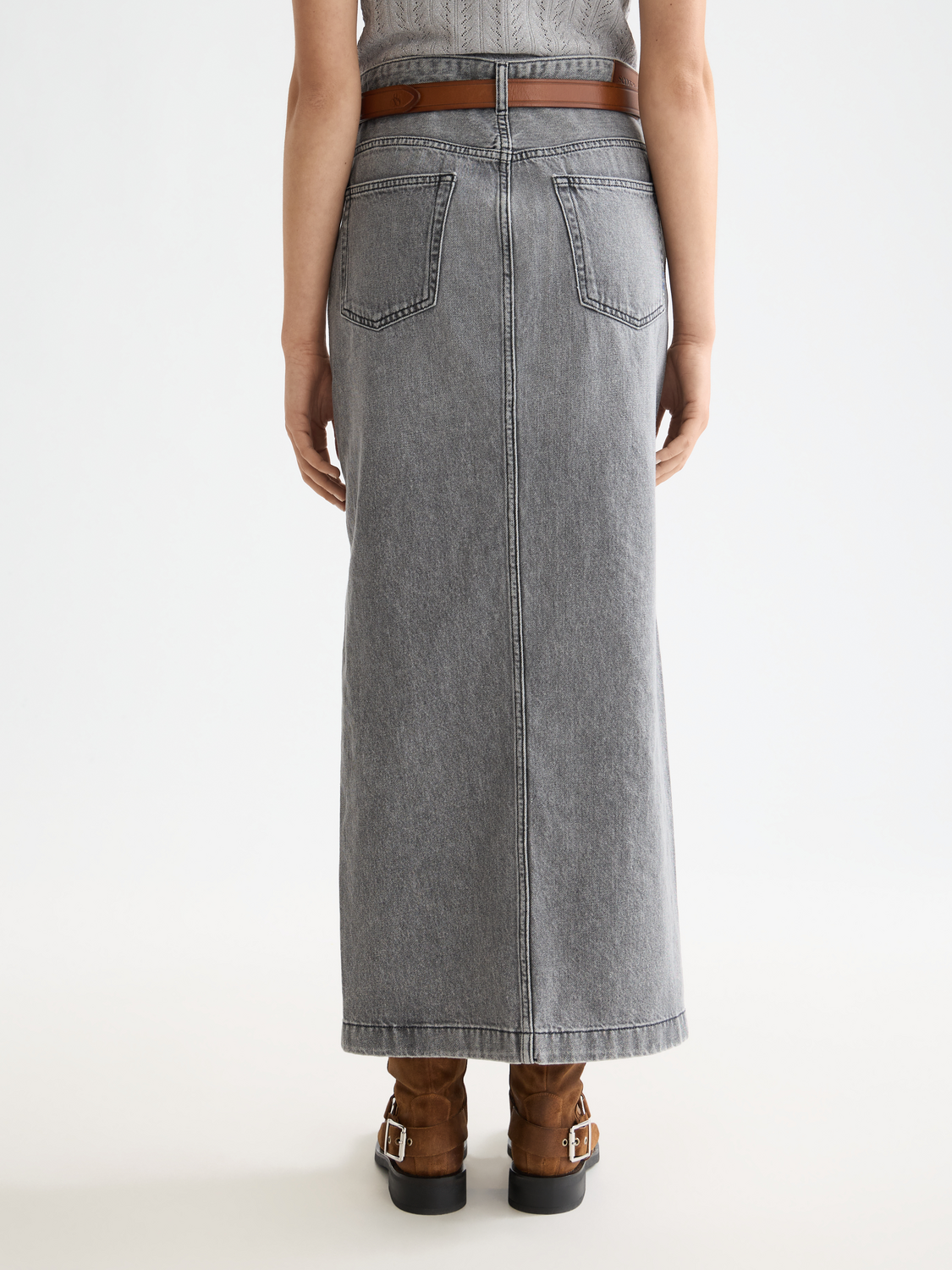 Denim maxi skirt - Scotch & Soda AU