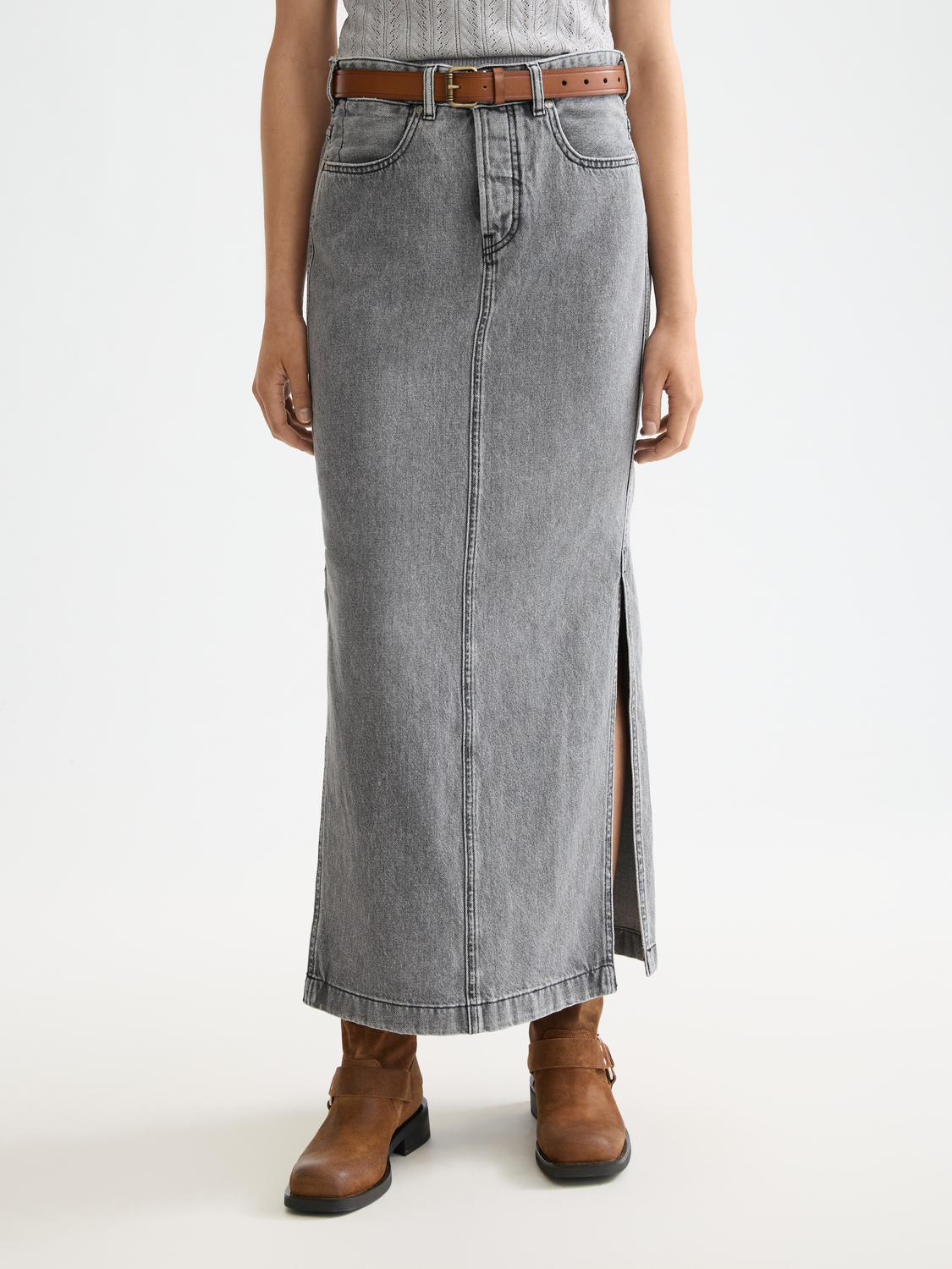 Denim maxi skirt - Scotch & Soda AU