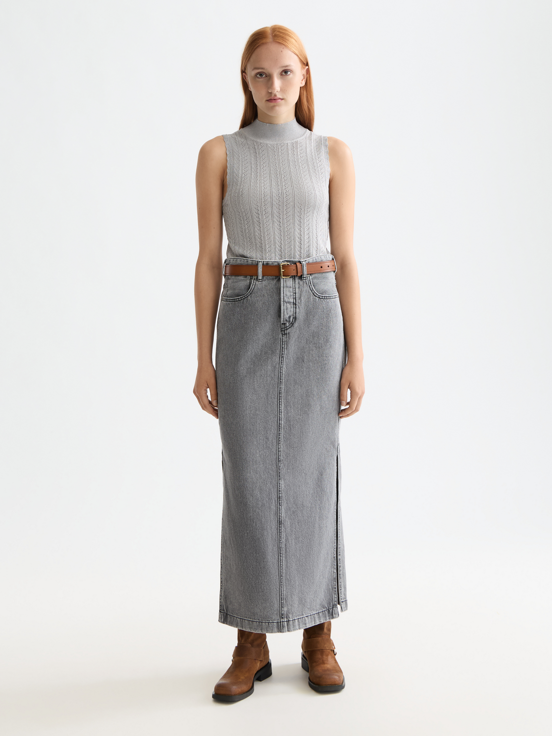 Denim maxi skirt - Scotch & Soda AU