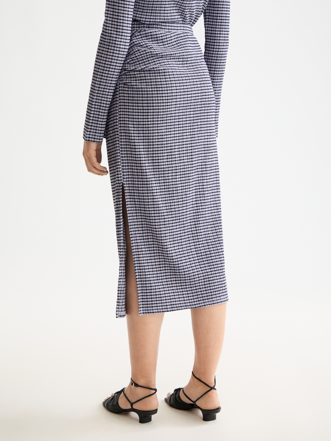 Gingham midi skirt - Scotch & Soda AU