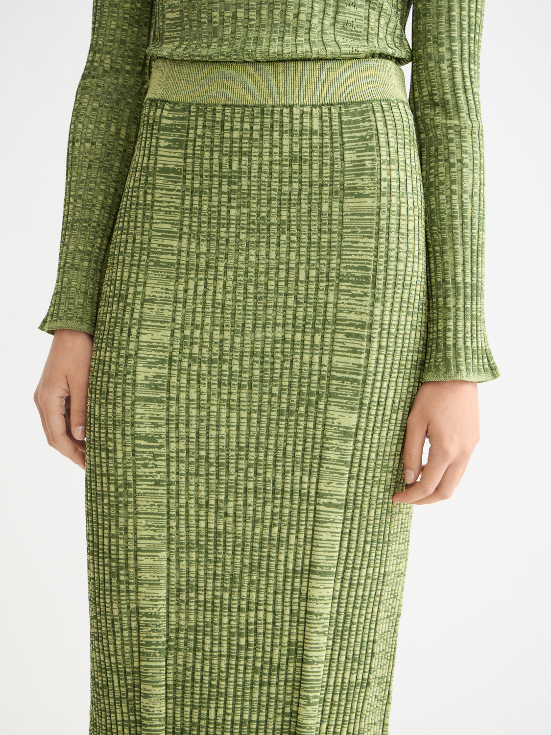 Ribbed knitted maxi skirt - Scotch & Soda AU