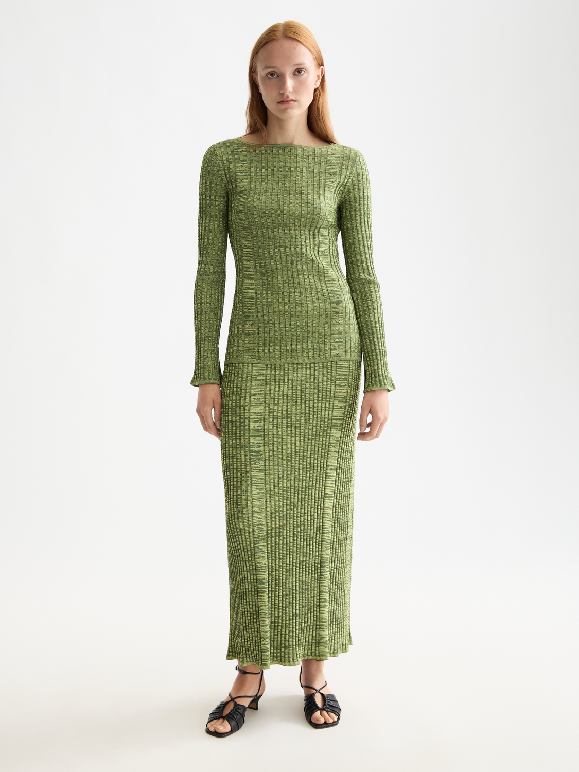 Ribbed knitted maxi skirt - Scotch & Soda AU