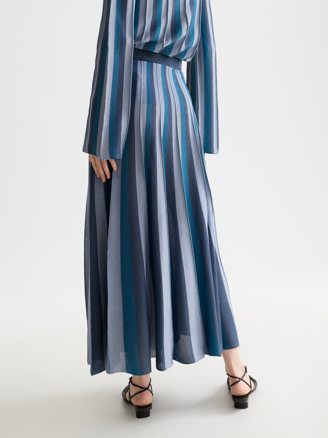 Pleated knit midi skirt - Scotch & Soda AU