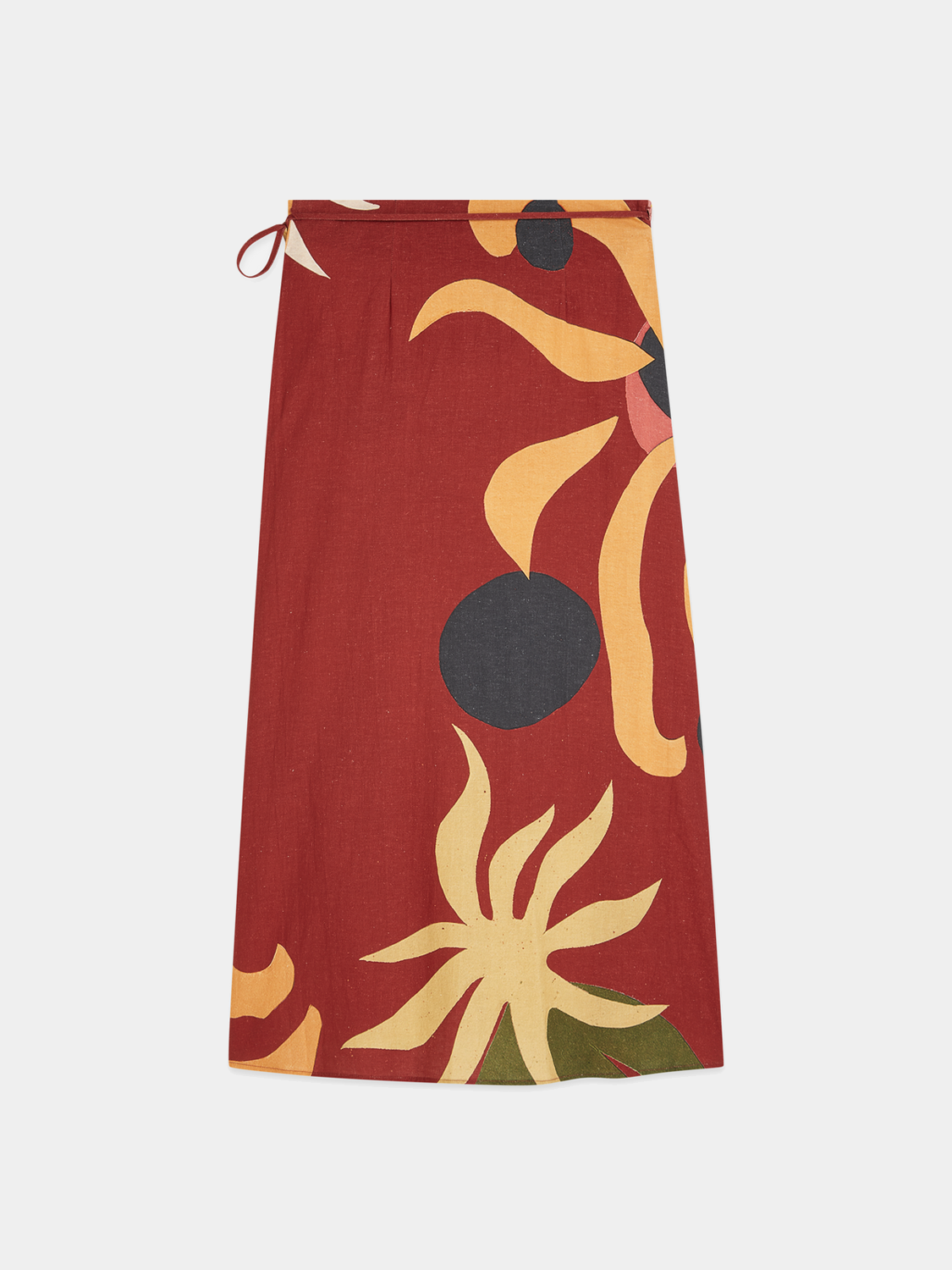 Linen wrap skirt - Scotch & Soda AU