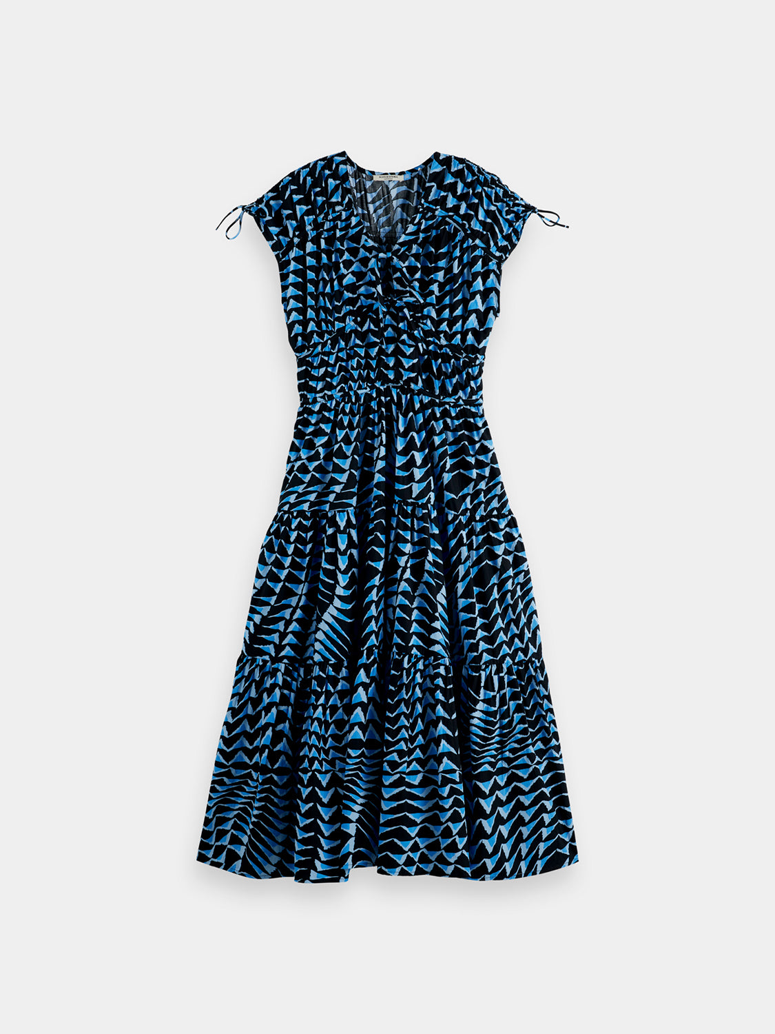Tiered poplin midi dress - Scotch & Soda AU