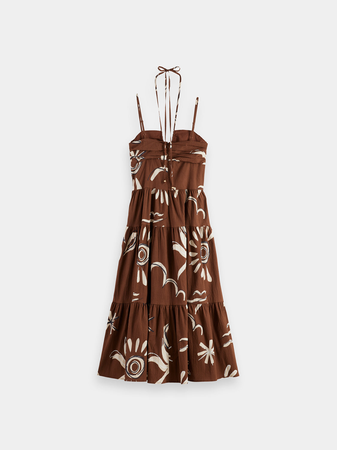 Seersucker midi dress - Scotch & Soda AU