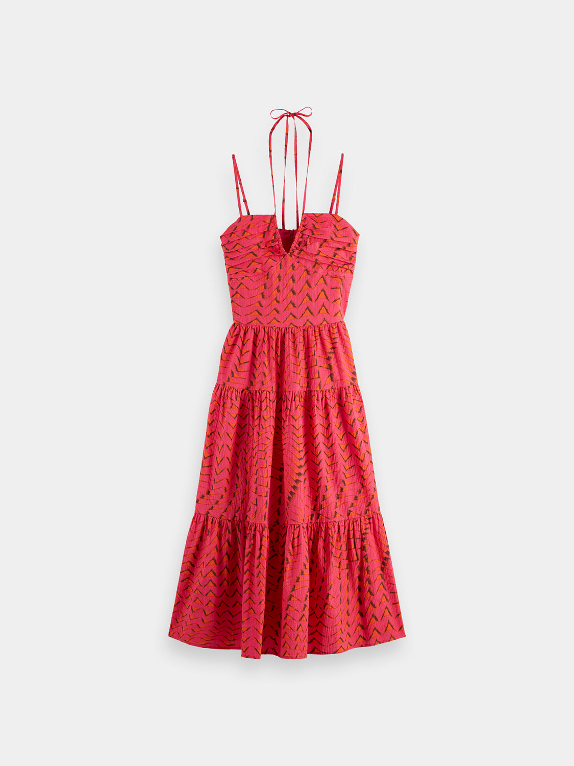 Seersucker midi dress - Scotch & Soda AU