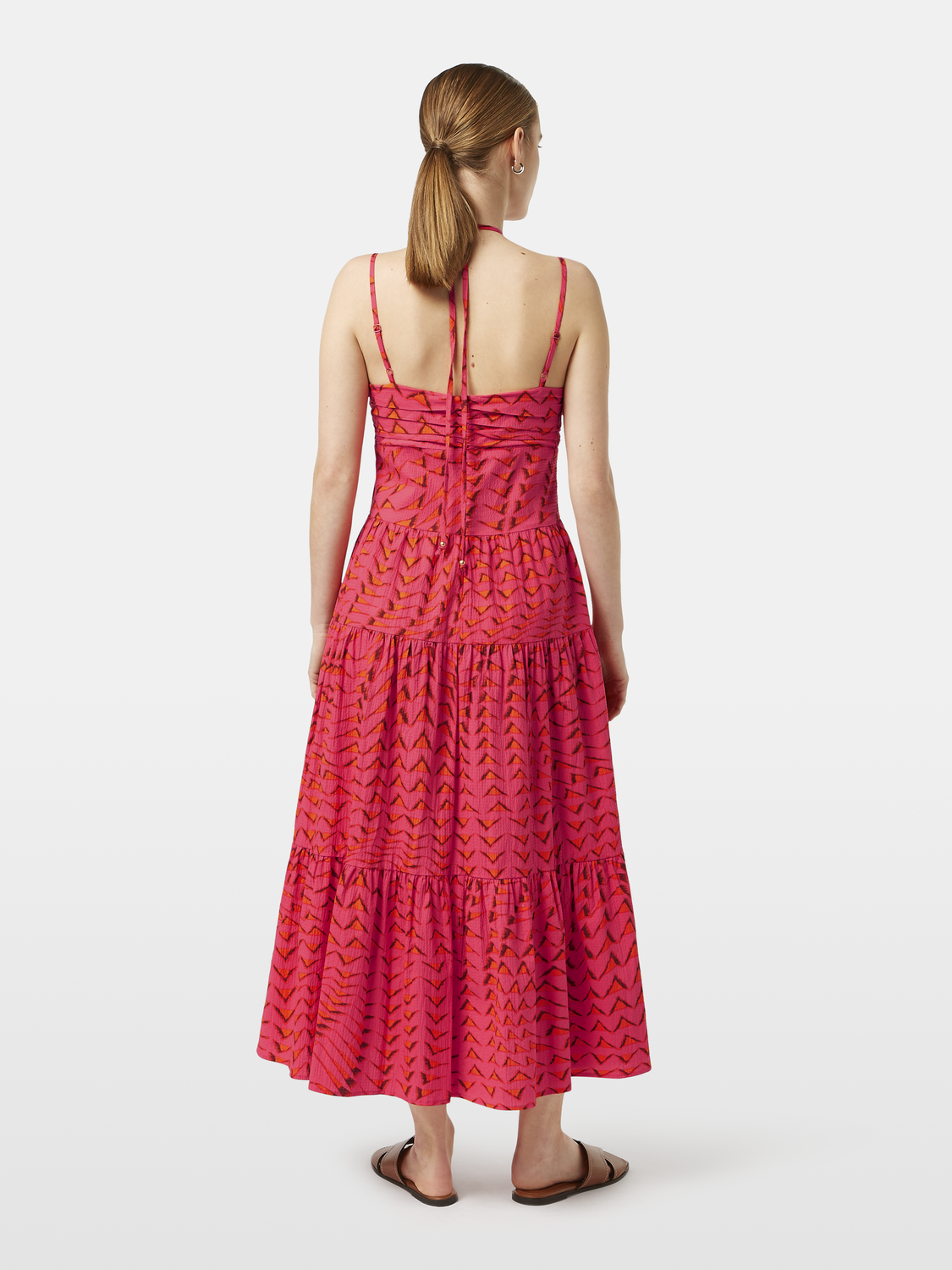 Seersucker midi dress - Scotch & Soda AU