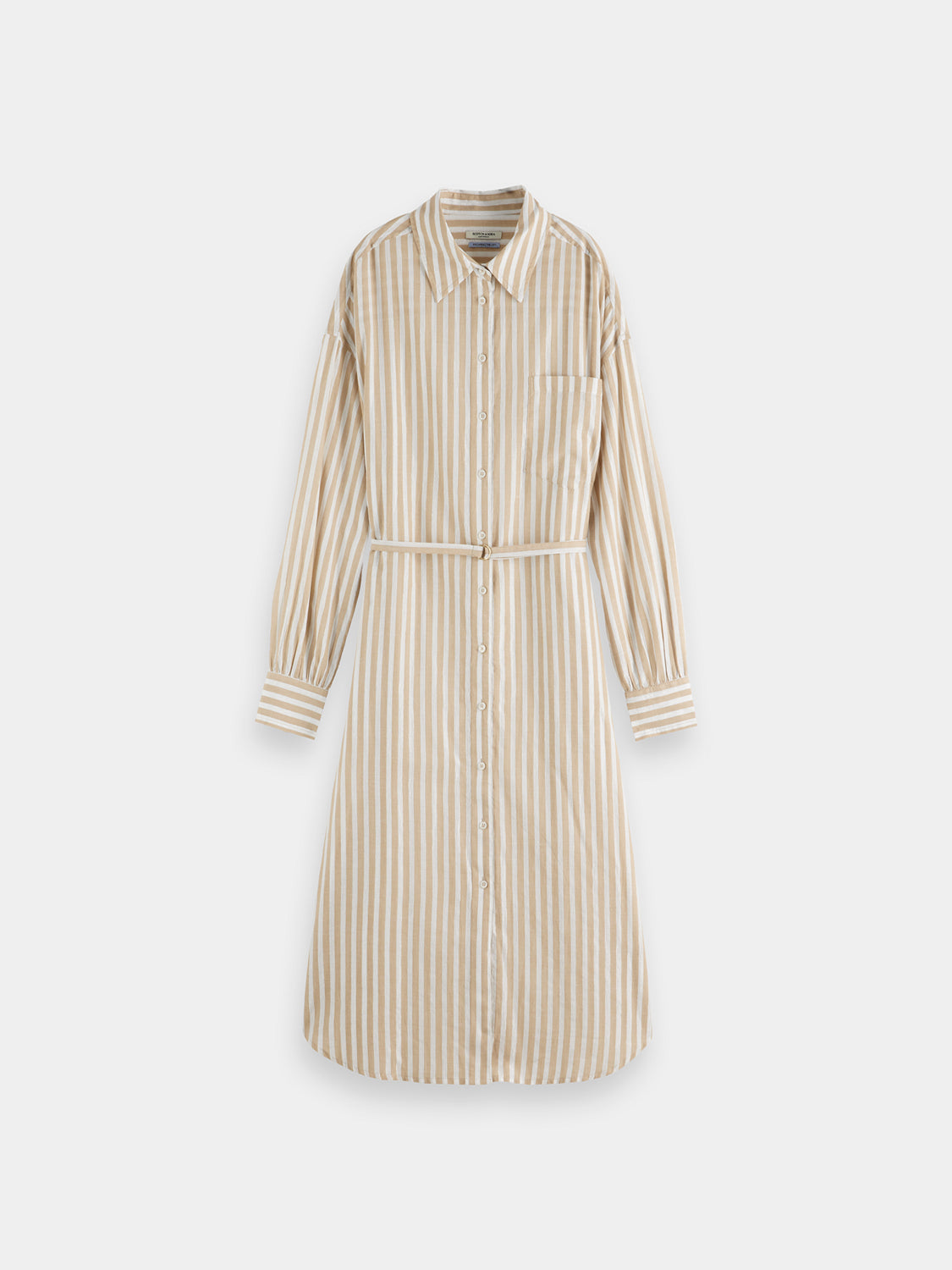Striped midi shirt dress - Scotch & Soda AU