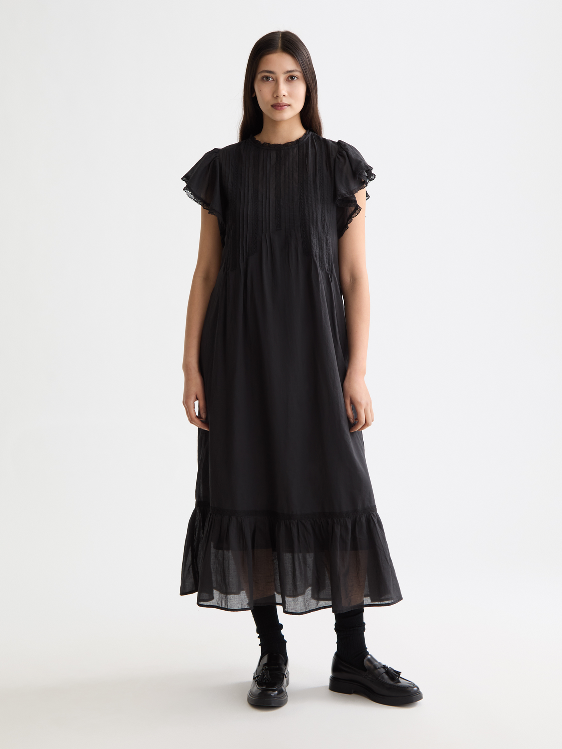 Pleated front maxi dress - Scotch & Soda AU