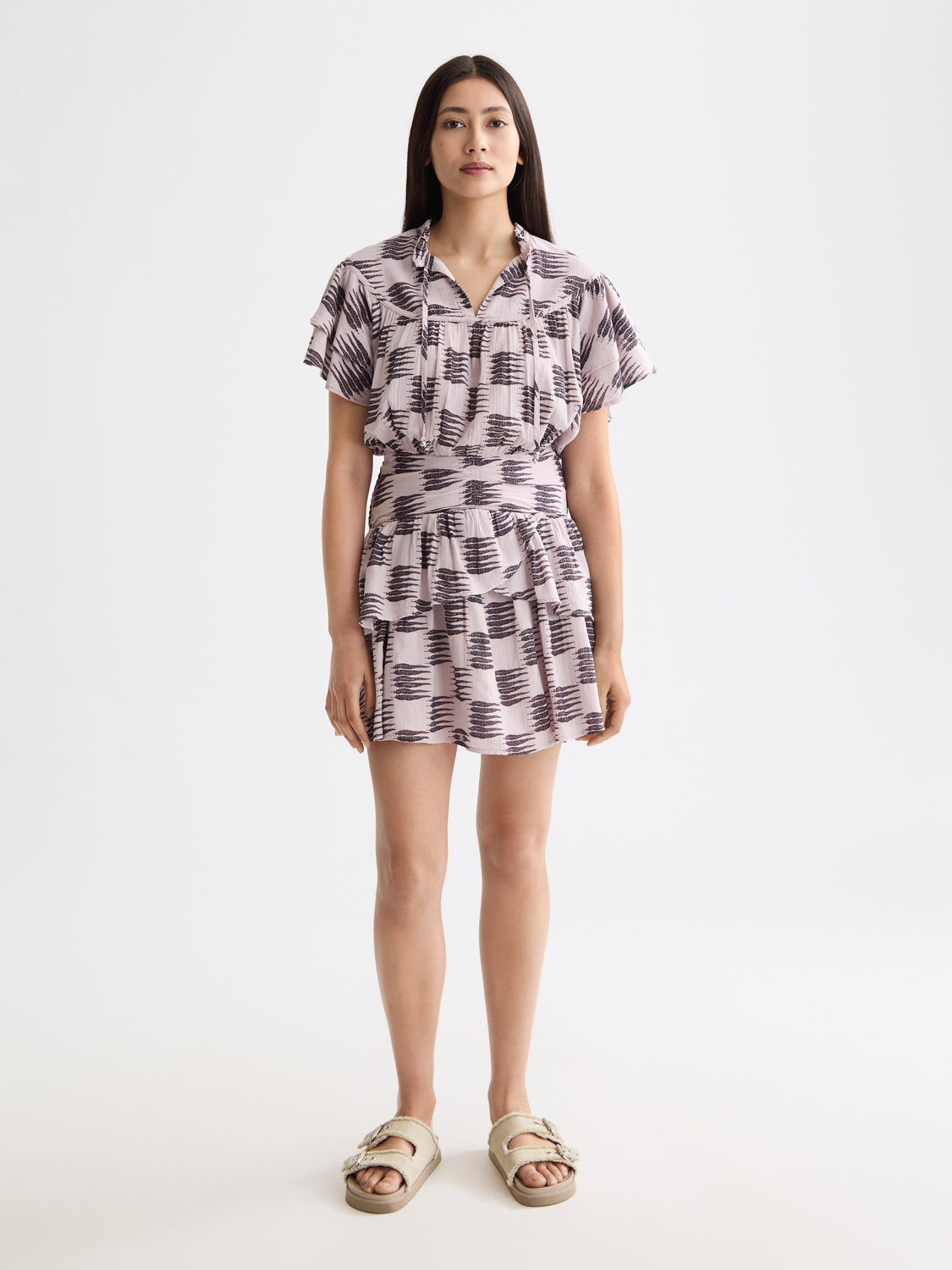 Ruffled mini dress - Scotch & Soda AU