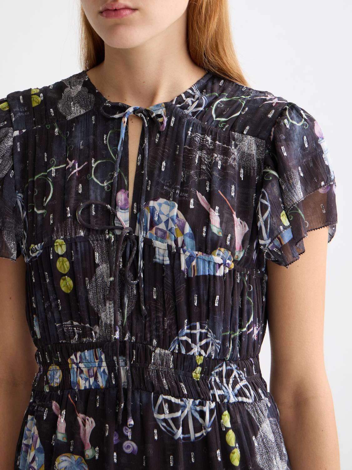 Gathered maxi dress - Scotch & Soda AU