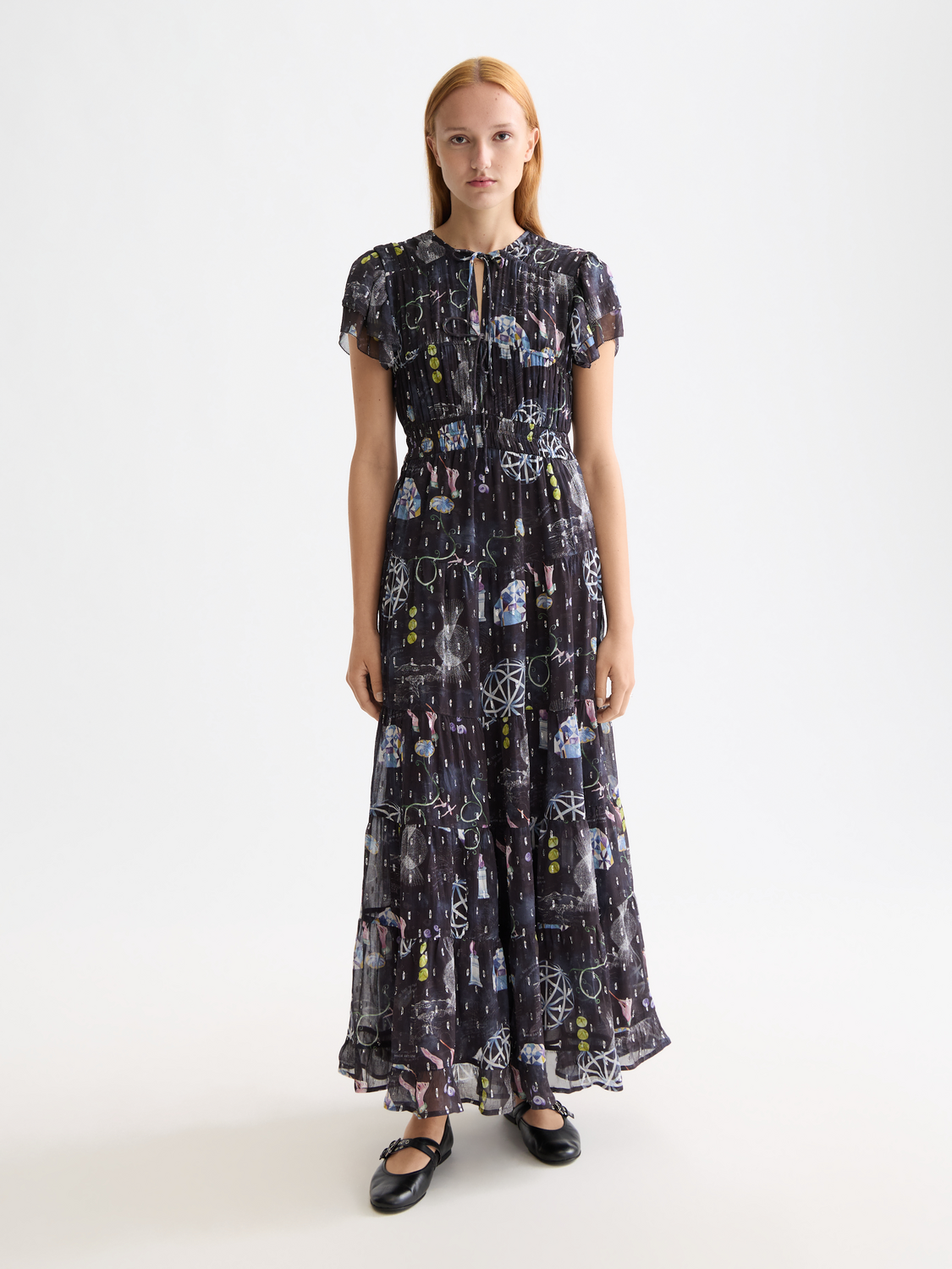 Gathered maxi dress - Scotch & Soda AU