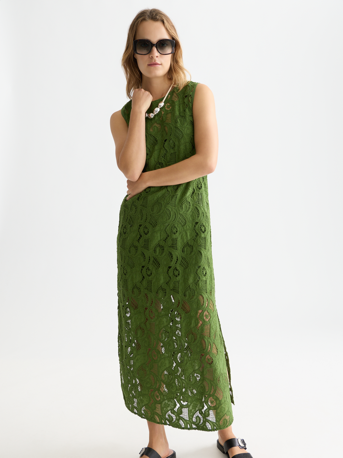 Embroidered midi dress - Scotch & Soda AU