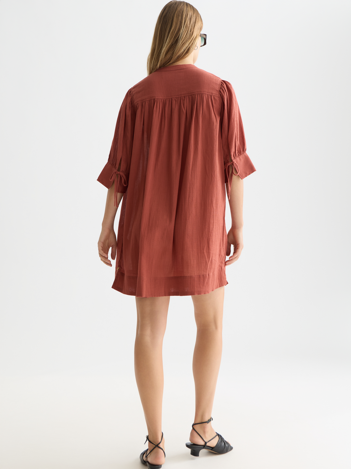Mini gathered sleeve dress - Scotch & Soda AU