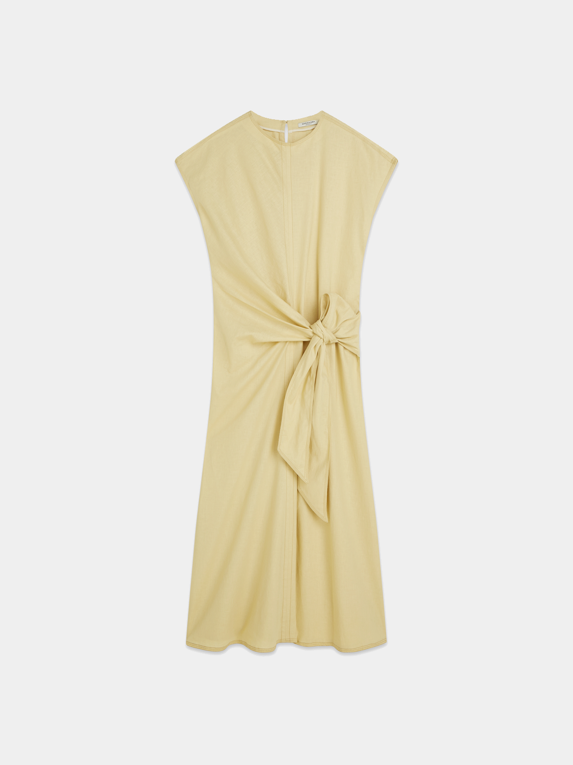 Linen blend tie dress - Scotch & Soda AU