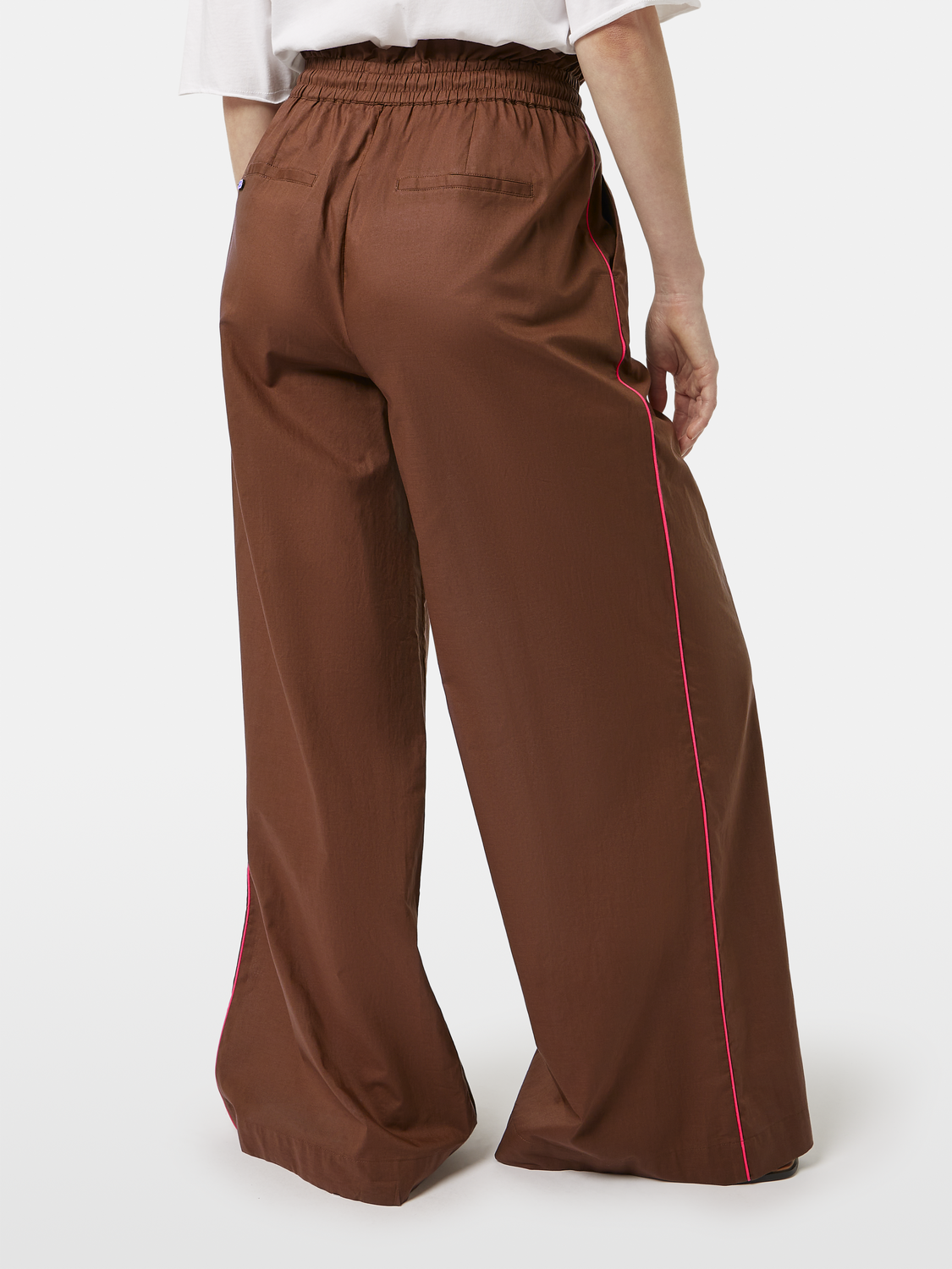Cotton voile wide fit pants - Scotch & Soda AU