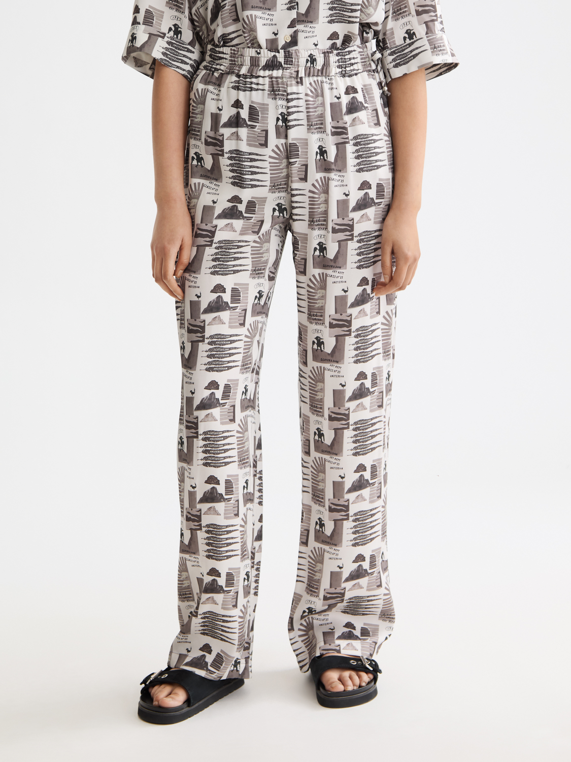 Gia wide fit pants - Scotch & Soda AU