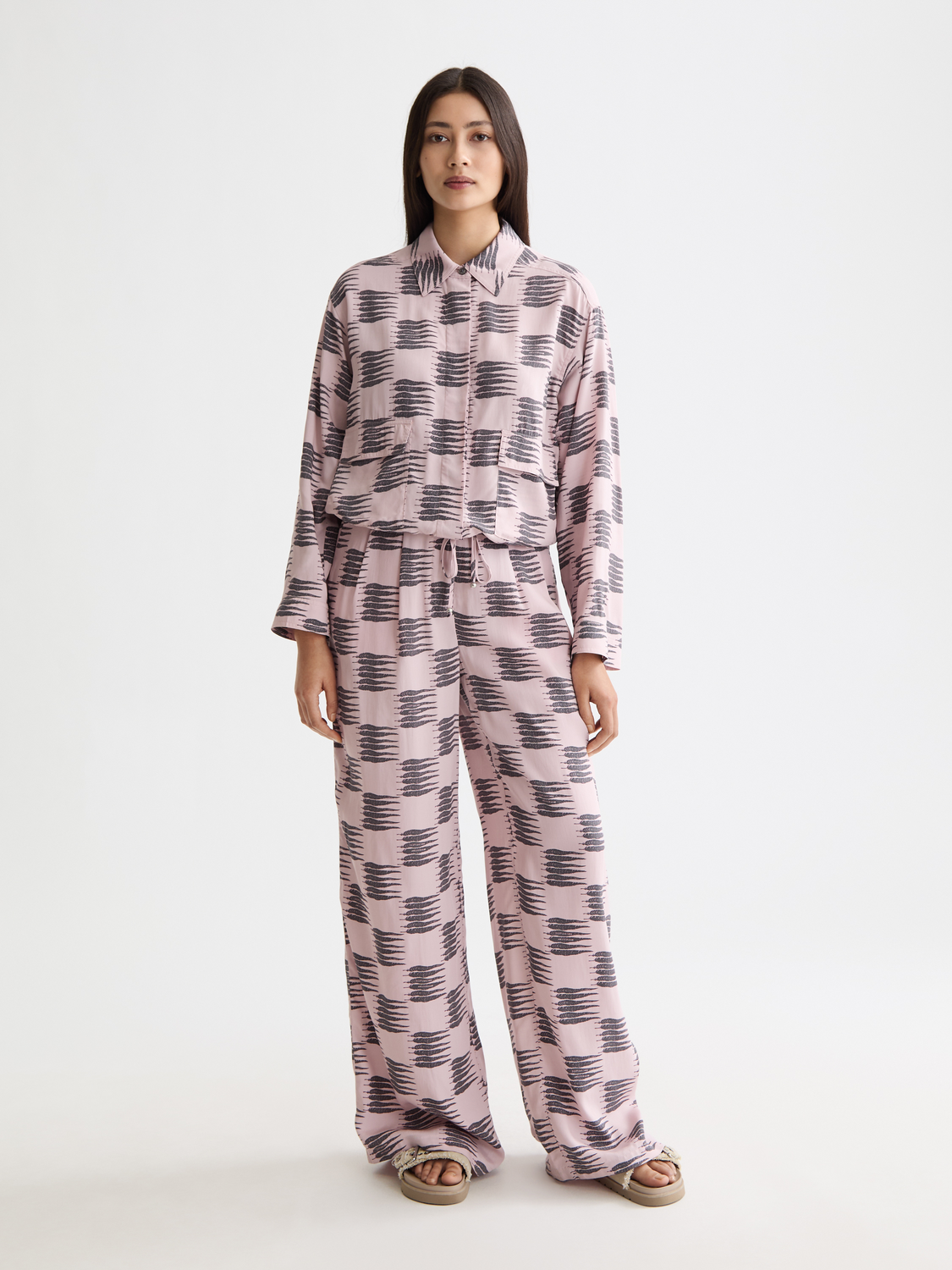 Eleni wide fit pants - Scotch & Soda AU