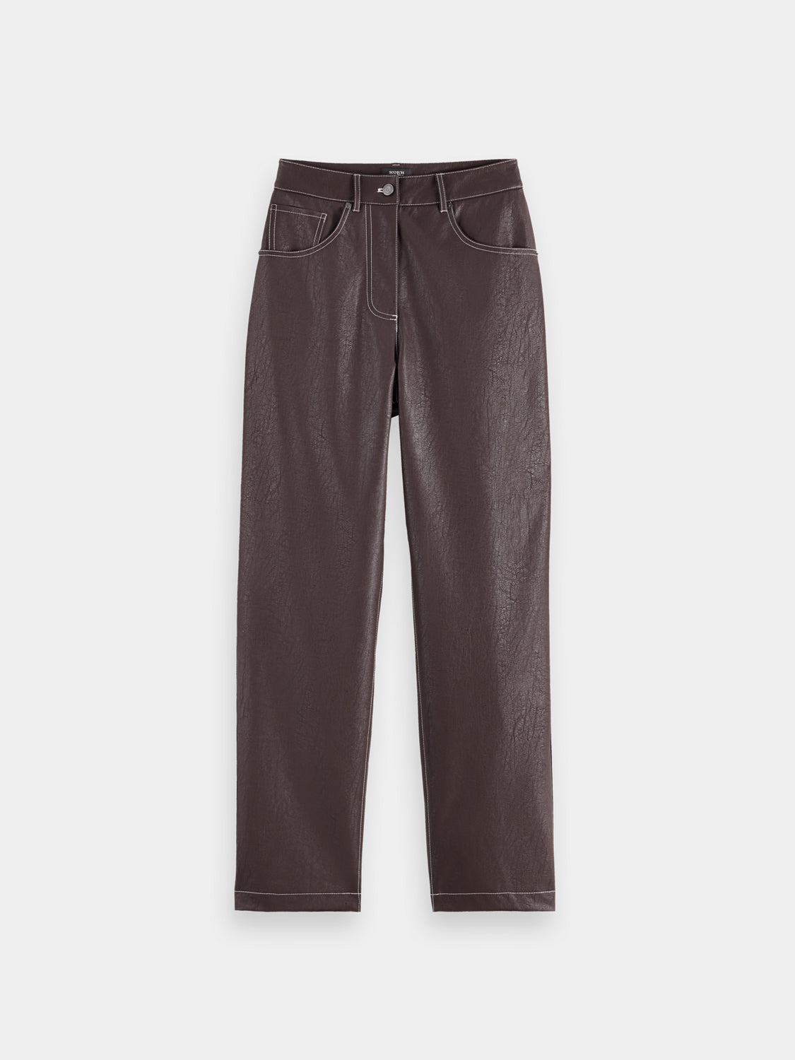 Aurora faux leather pants - Scotch & Soda AU