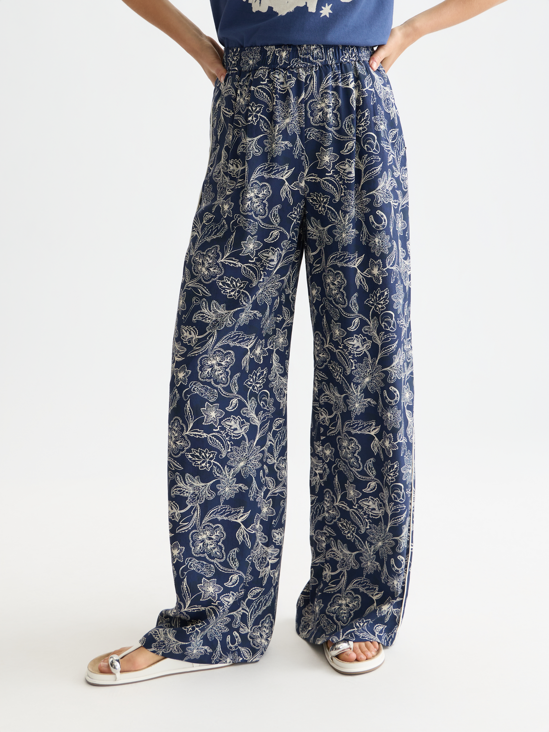 Eleni wide fit pants - Scotch & Soda AU