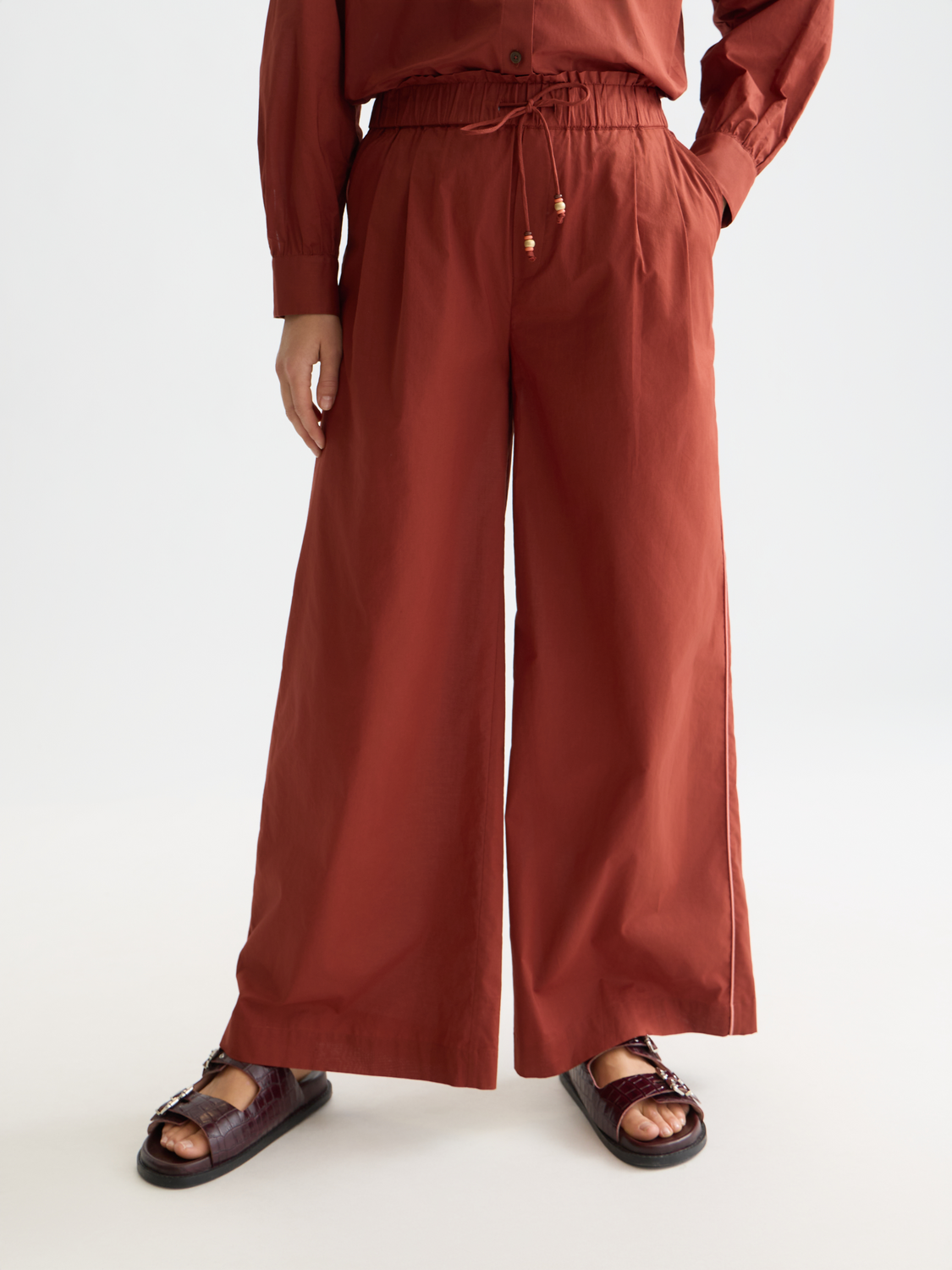 Eleni wide fit pants - Scotch & Soda AU