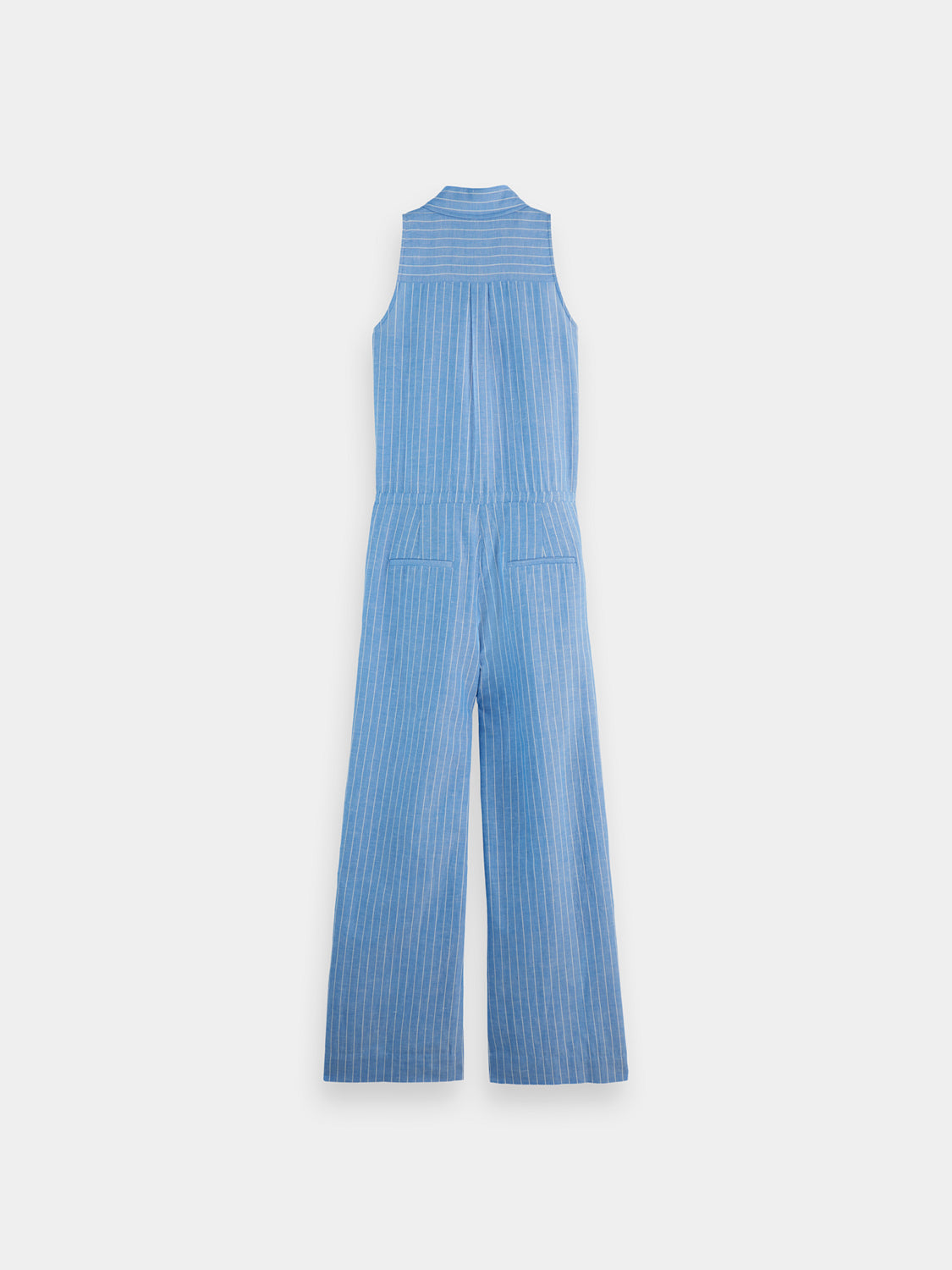 Striped linen jumpsuit - Scotch & Soda AU