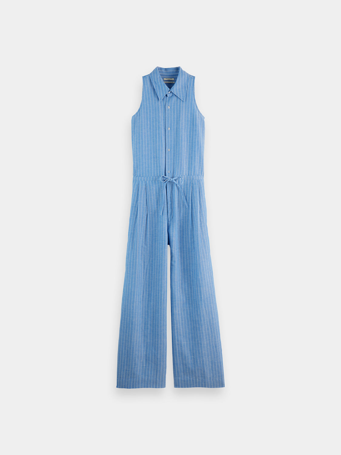 Striped linen jumpsuit - Scotch & Soda AU