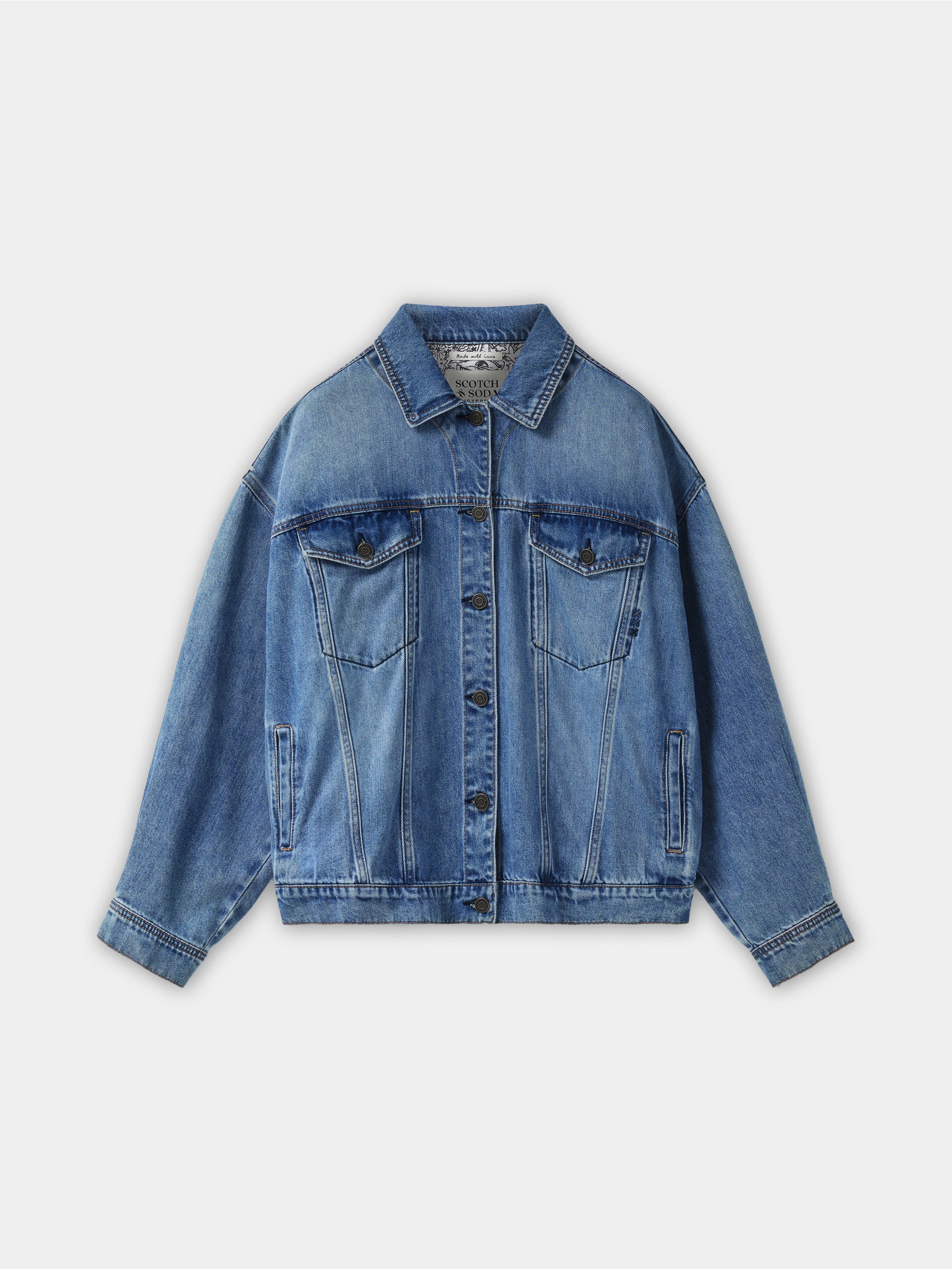 Denim trucker jacket